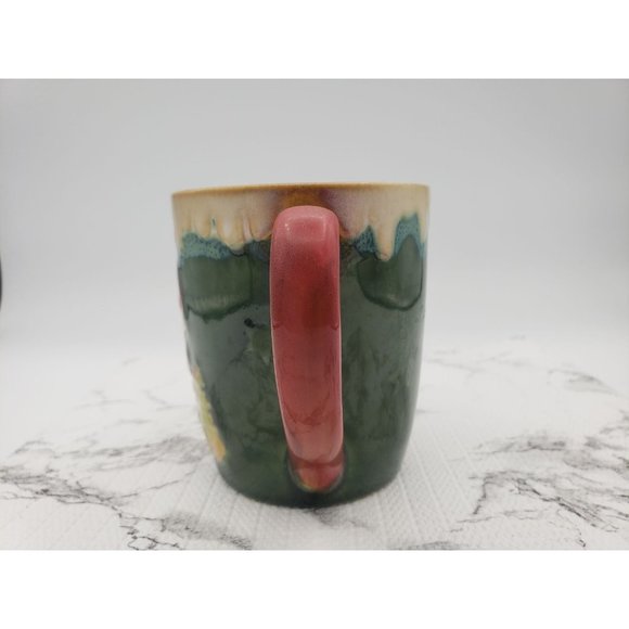 Rustic Lodge Christmas Santa Clause Stoneware Coffee Mug - Picture 4 of 5